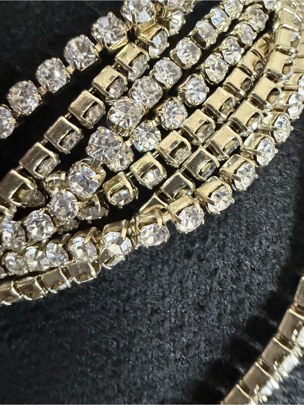 64" Continuous Rhinestone Loop - No Clasp - Picture 4 of 4